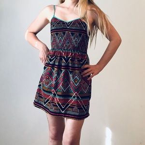 Boho sun dress (size XS)